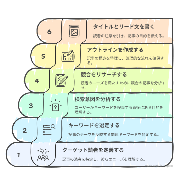 記事構成の作り方【基本ステップ】